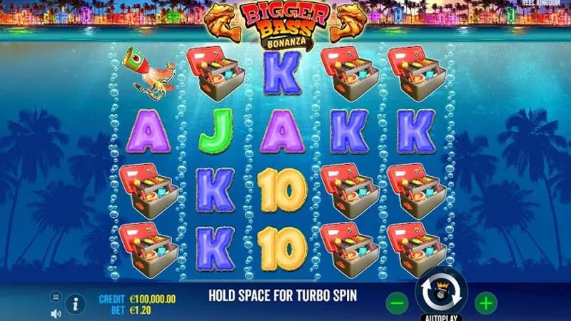 Estética y temática del slot Bigger Bass Bonanza