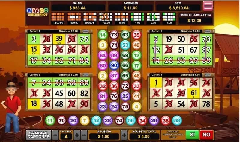 Premios y bonus del Bingo Ribeirinhos