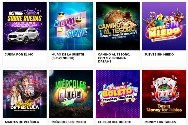 Promociones en el Casino de juegos Dreams Temuco